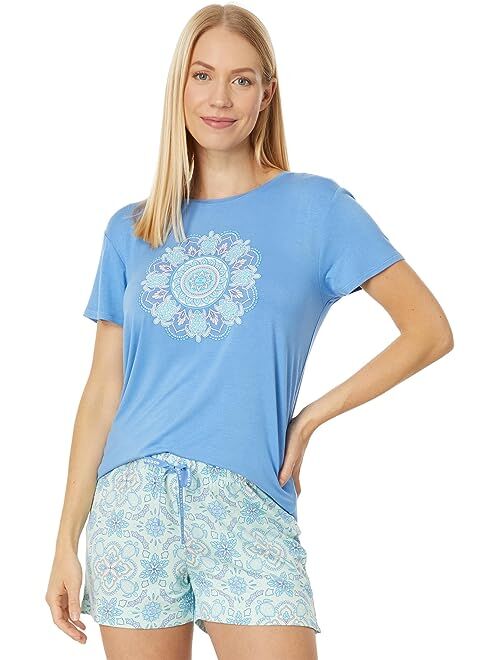 Life is Good Turtle Mandala Lightweight Sleep Tee