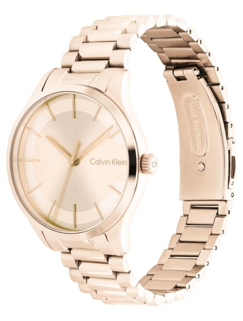 Calvin Klein Carnation Gold-Tone Bracelet Watch 35mm