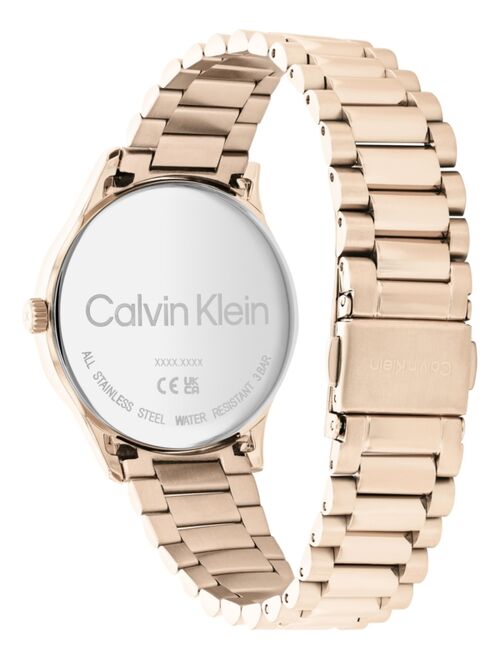 Calvin Klein Carnation Gold-Tone Bracelet Watch 35mm