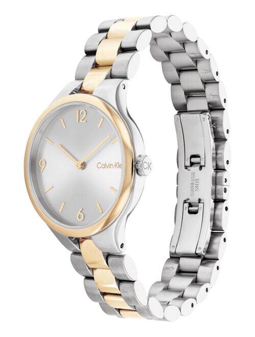 Calvin Klein Two-Tone Stainless Steel Bracelet Watch 32mm