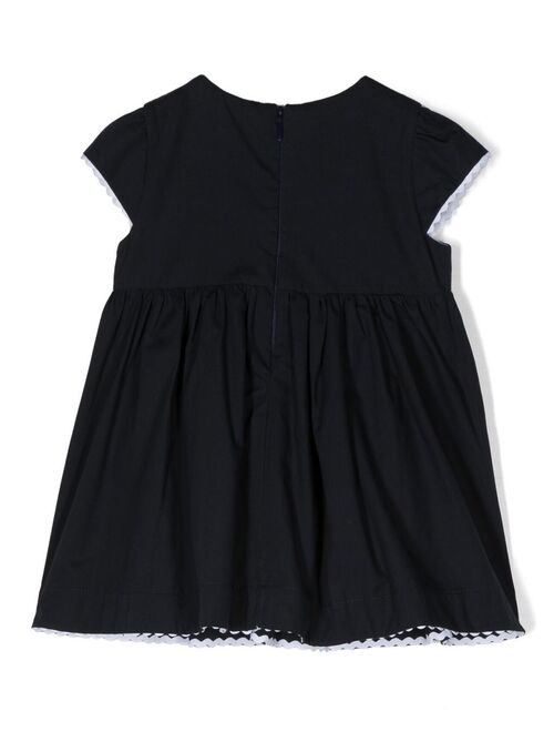 Patachou bow-detail sailor-collar dress