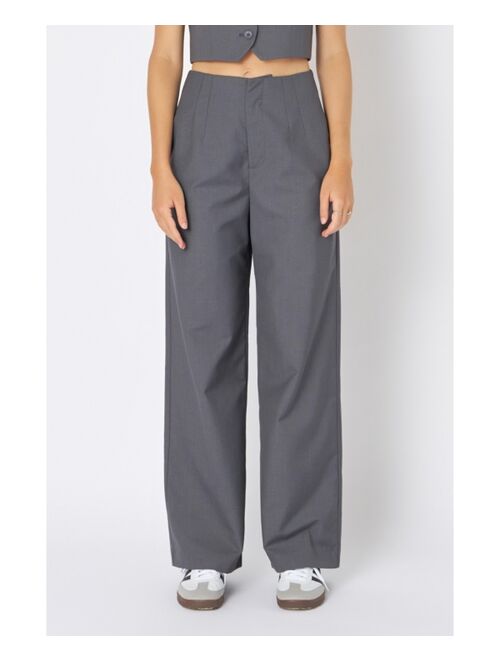 GREY LAB Women's High Waist Relaxed Pants