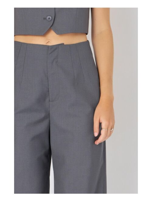 GREY LAB Women's High Waist Relaxed Pants