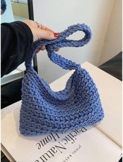 Shein Hollow Crochet Beach Bag