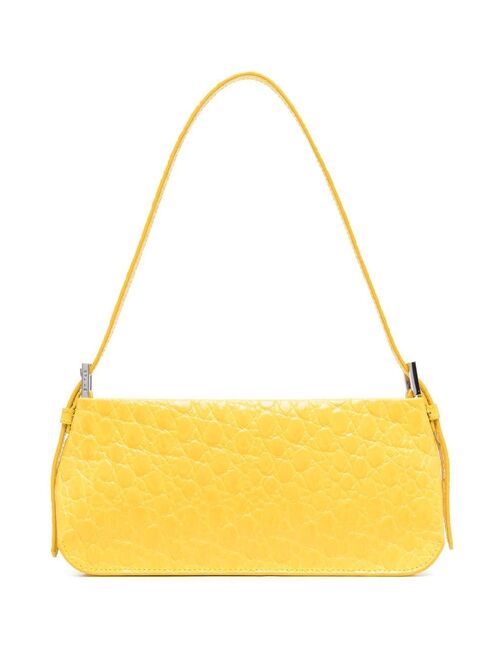 BY FAR Rachel crocodile-effect shoulder bag