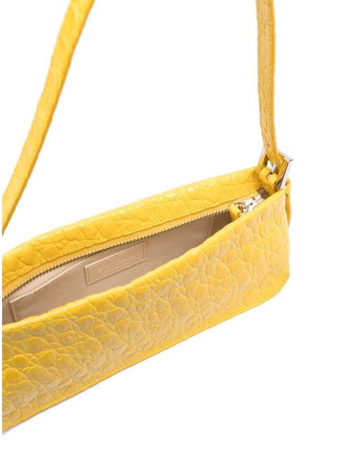 BY FAR Rachel crocodile-effect shoulder bag