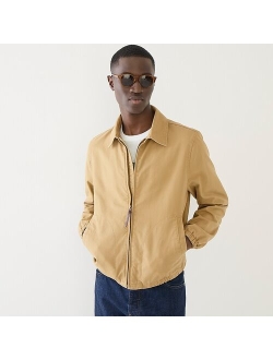 Harrington jacket in cotton twill