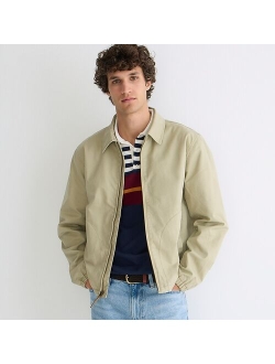 Harrington jacket in cotton twill
