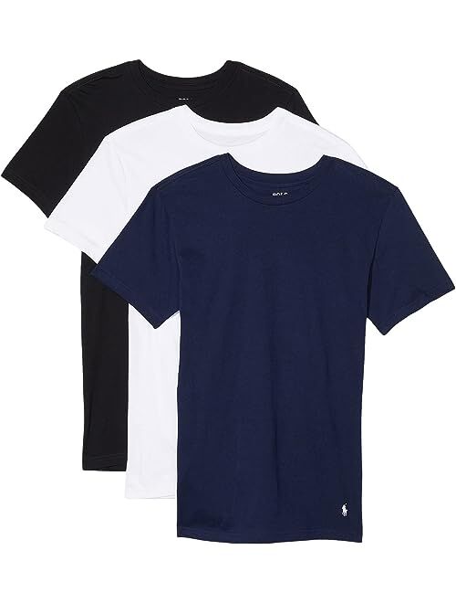 Polo Ralph Lauren Slim Fit w/ Wicking 3-Pack Crew Undershirts