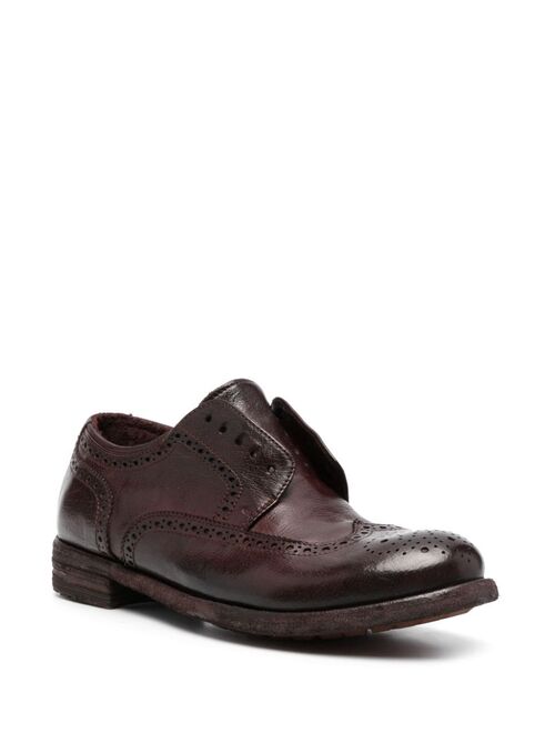 Officine Creative Lexikon 150 perforated leather oxfords