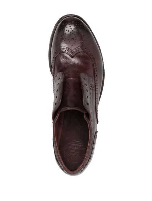 Officine Creative Lexikon 150 perforated leather oxfords