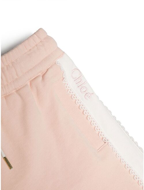 Chloe Kids two-tone shorts