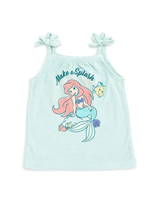 Disney Minnie Mouse Princess Ariel Girls Tank Top and Active Retro Dolphin Shorts Toddler to Big Kid