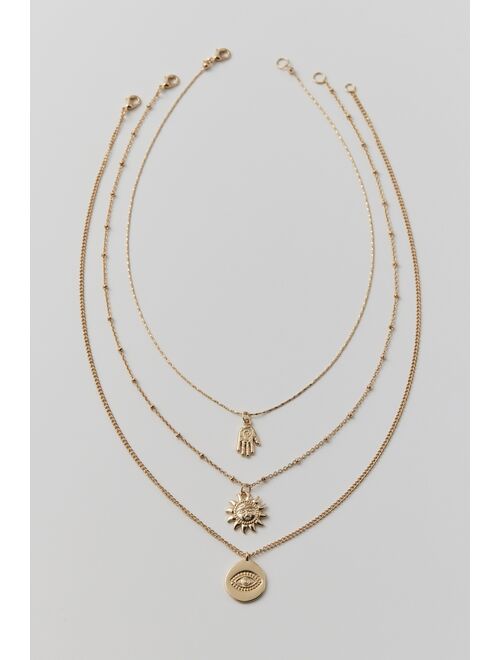 Urban Outfitters Celestial Layering Necklace Set