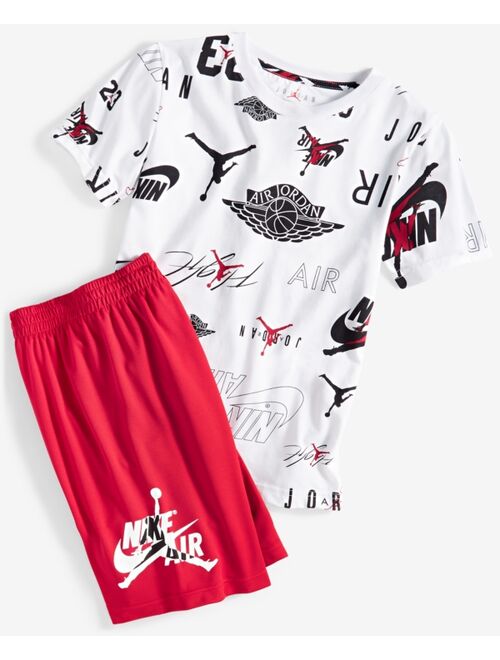 Jordan Big Boys Logo Madness Short Sleeve T-shirt