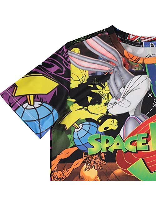 space jam Boys Movie Shirt - Tune Squad Marvin & Bugs Bunny Tee Sublimated Allover T-Shirt