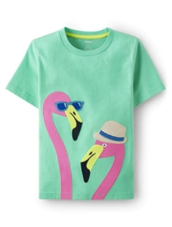 Boys' and Toddler Embroidered Graphic Short Sleeve T-Shirts