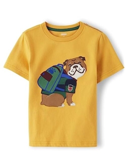 Boys' and Toddler Embroidered Graphic Short Sleeve T-Shirts