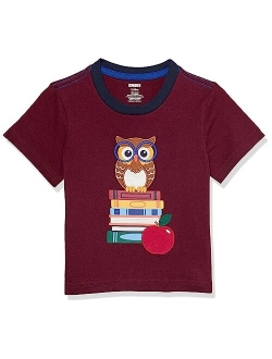 Boys' and Toddler Embroidered Graphic Short Sleeve T-Shirts