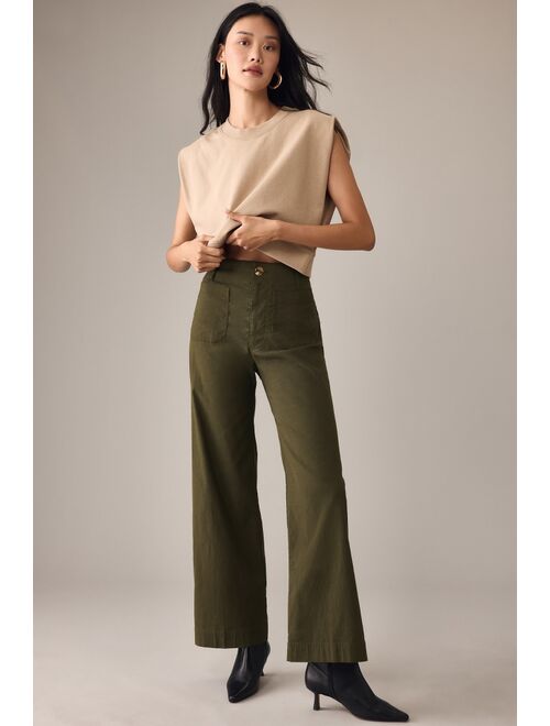 The Colette Full-Length Wide-Leg Pants by Maeve