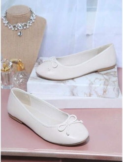 Bow Decor Ballet Flats