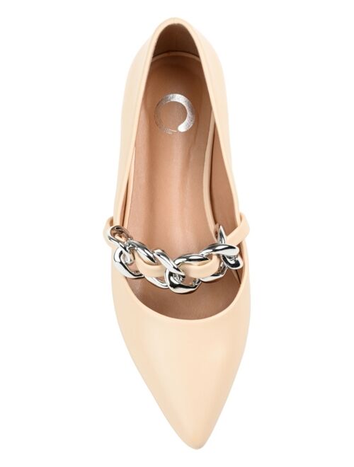 Journee Collection Women's Metinaa Chain Flat