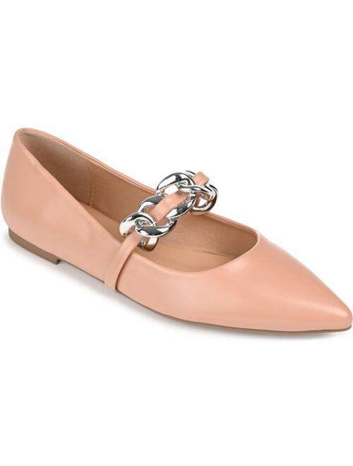 Journee Collection Women's Metinaa Chain Flat