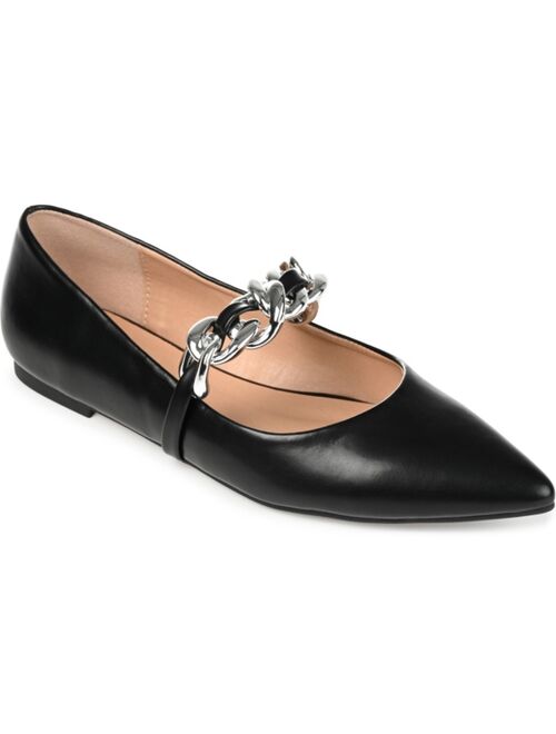 Journee Collection Women's Metinaa Chain Flat