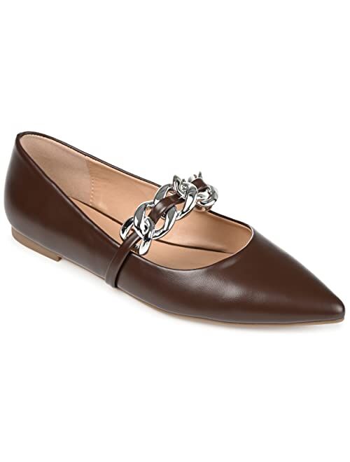 Journee Collection Women's Metinaa Chain Flat