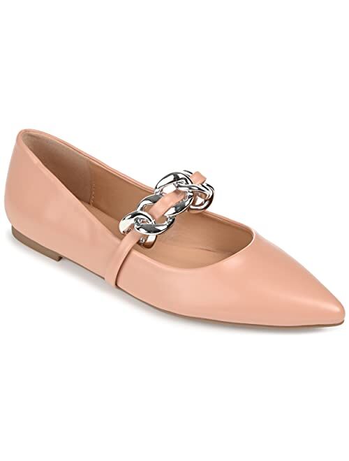 Journee Collection Women's Metinaa Chain Flat