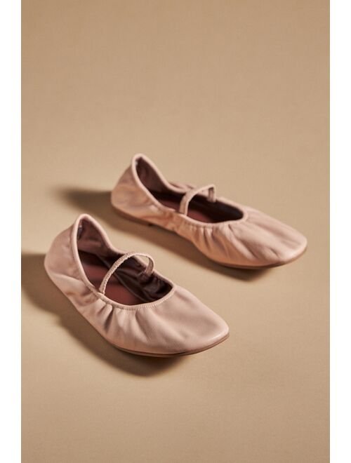 Reformation Buffy Ruched Ballet Flats