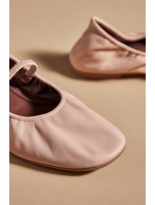 Reformation Buffy Ruched Ballet Flats