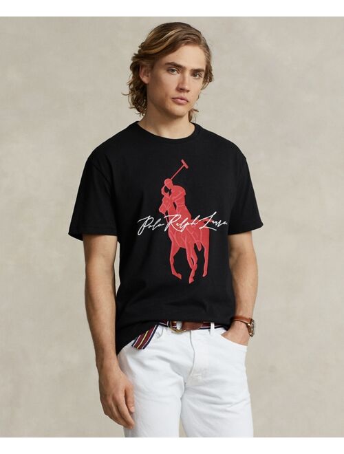 POLO RALPH LAUREN Men's Cotton Classic-Fit Big Pony Jersey T-Shirt