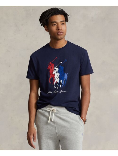 POLO RALPH LAUREN Men's Classic-Fit Big Pony Jersey T-Shirt