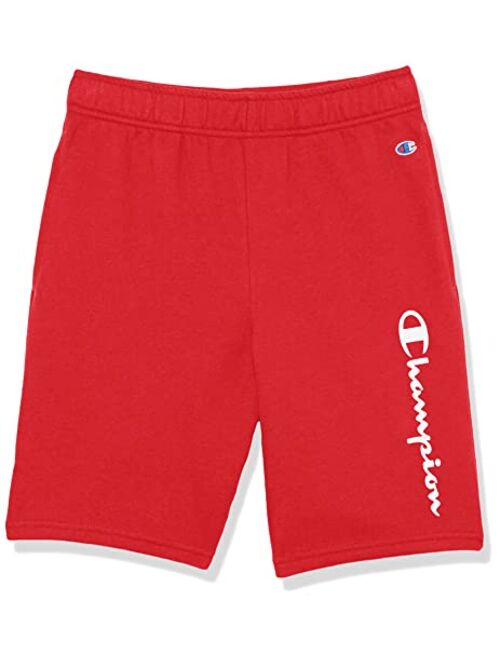 Champion Boys Shorts, Athletic Shorts for Boys, Lightweight Shorts for Kids, French Terry, 8"