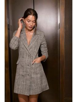 Multi Tweed Jewel Dress