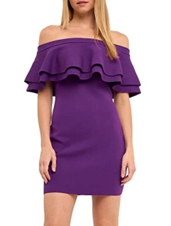 Women's Off-The-Shoulder Mini Dress