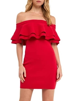 Women's Off-The-Shoulder Mini Dress