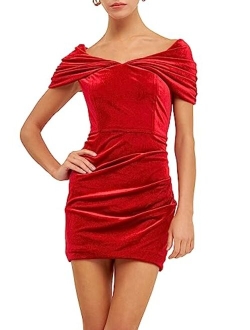 Women's Velvet Mini Dress