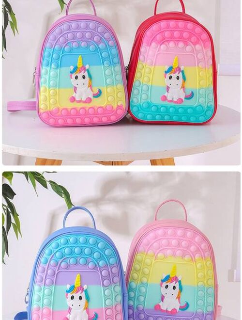 Shein Unicorn Shaped Silicone Kids' Backpack