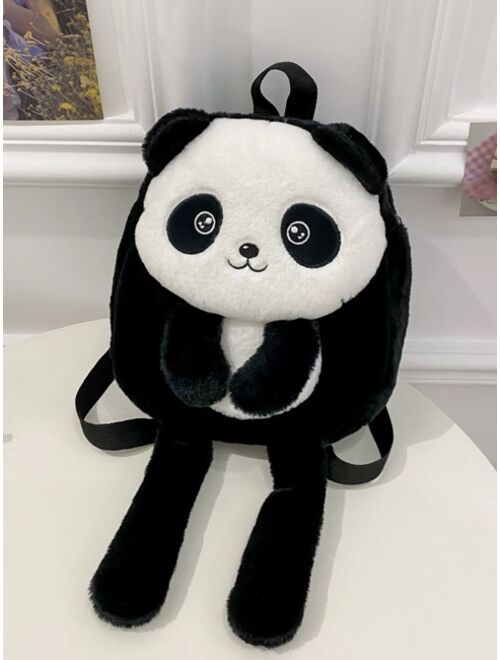 Shein Plush Panda Shaped Children's Backpack