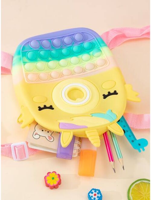 Shein Cartoon Unicorn Silicone Backpack For Children