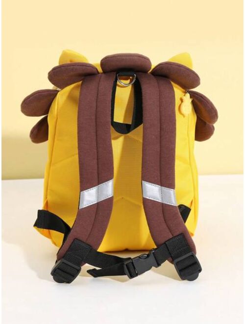 Shein Cute Cartoon Lion Designed Children Backpack