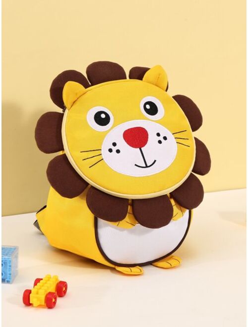 Shein Cute Cartoon Lion Designed Children Backpack