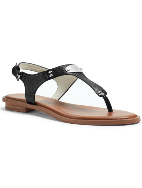 MICHAEL MICHAEL KORS Women's MK Plate Flat Thong Sandals