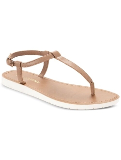 Kristi T-Strap Flat Sandals, Created for Macy's