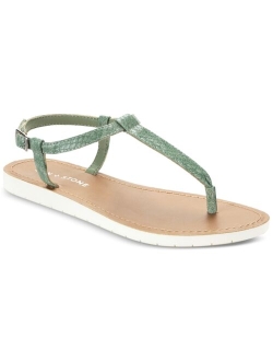 Kristi T-Strap Flat Sandals, Created for Macy's