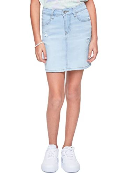 YMI Girls High-Rise Essential Denim Skirt