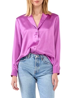 Women's Classic Satin Over Shirt