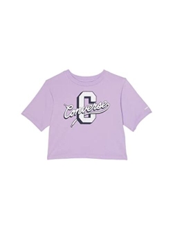 Kids Iridescent Varsity Boxy Tee (Little Kids)